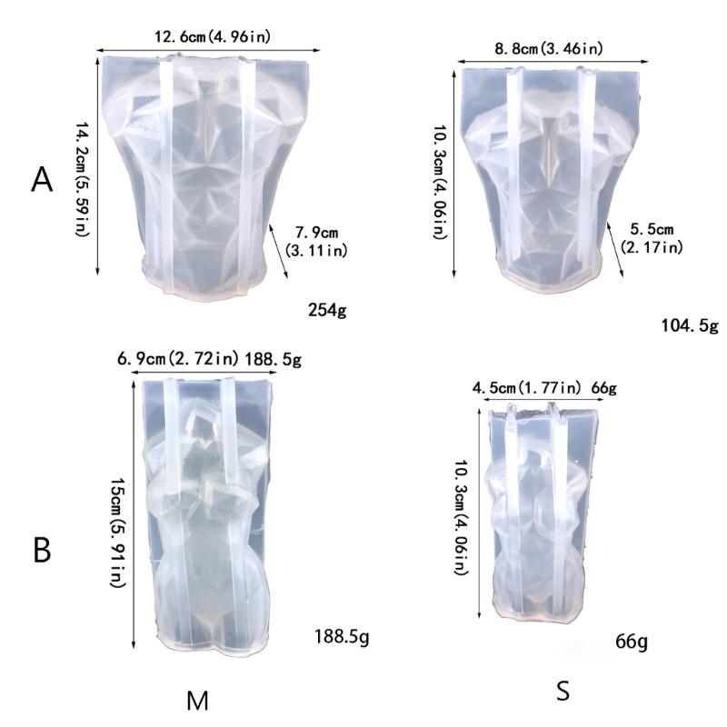 Mucegai din silicon pentru lumânări cu statuie 3D pentru decor de birou, realizat manual, din rășină epoxidică, cu lumânări aromatice, pentru decorarea casei