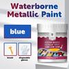 Vernice Metallizzata a Base d'Acqua per Conversione Ruggine Vernice Antiruggine per Strutture in Ferro Grigliati Ristrutturazione e Cambio Colore Vernice