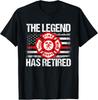 The Legend Has Retired Firefighter T Shirt Funny Fire Gift Unisex T-Shirt