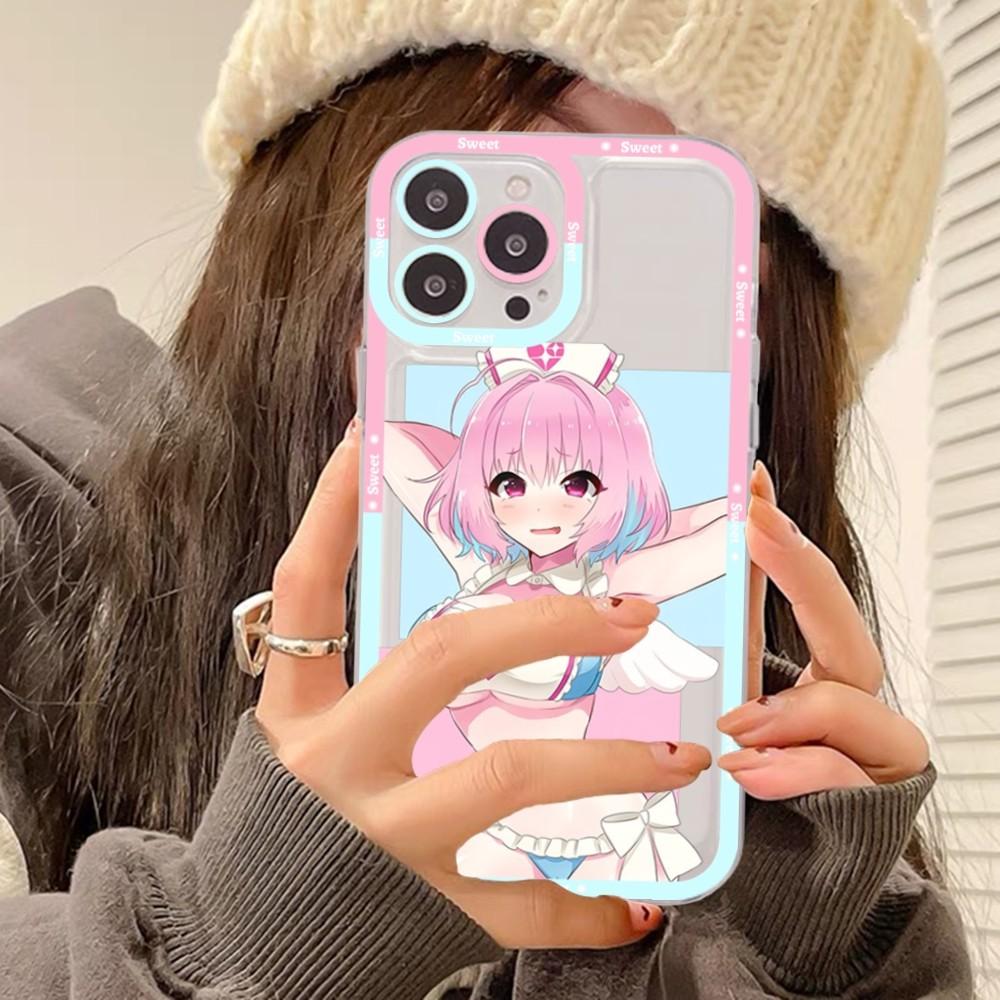Riamu Yumemi Anime Phone Case For iPhone 11 12 13 14 Mini Pro Max XR X XS TPU Clear Case For 8 7 6 Plus SE 2020
