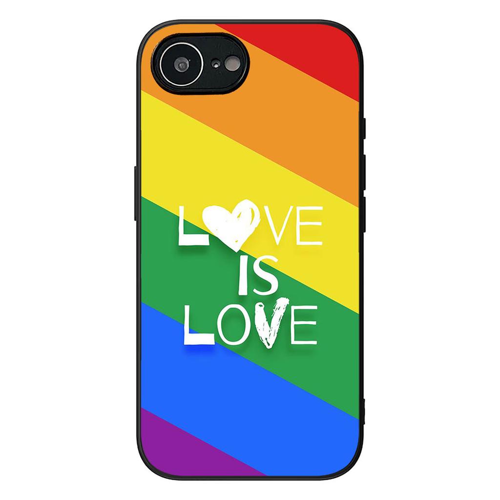 Liebe Ist Liebe LGBT Regenbogen Herz LGBTQ Hülle für Motorola Moto Edge 50 30 Fusion 40 NEO Ultra Pro G22 G23 G20 G35 G84 G13 G53