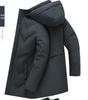 Men's Mid-Length Winter Down Cotton Jacket - Thick, Warm, Casual Coat