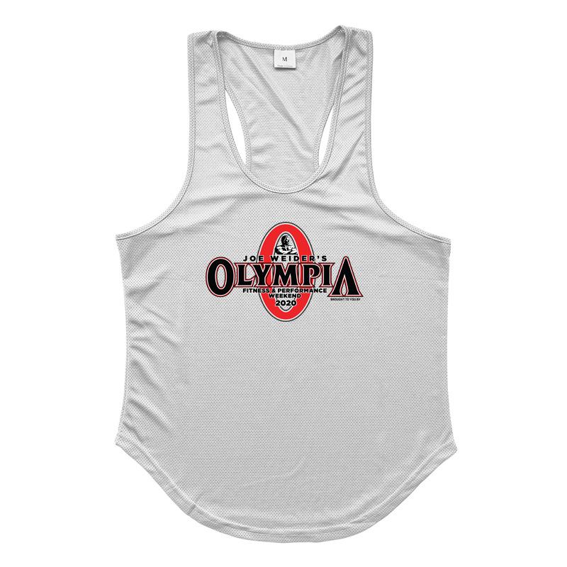 

Бодибилдинг Мышцы Мужчины Бодибилдинг Фитнес Спортивный жилет Сетчатый быстросохнущий дышащий I-образный эластичный тренировочный костюм M белый