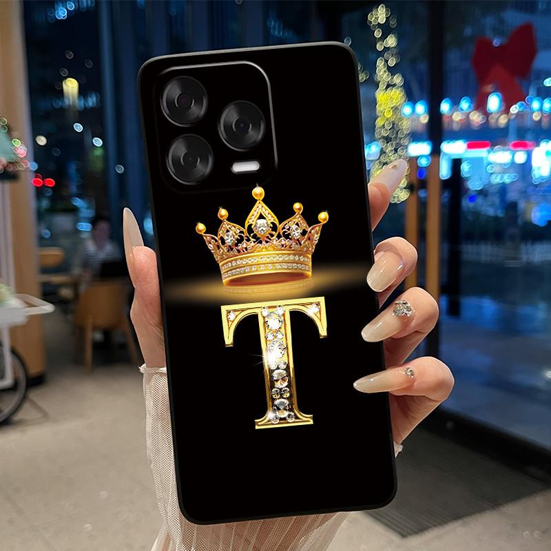 Case For ZTE Blade V70 Vita/Nubia V70 Design Soft Silicone Black Case Shockproof Beautiful Trendy Crown Letter Pattern Shell