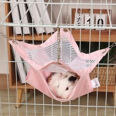 Breathable Squirrel Hanging Cage House Comfortable Small Pet Hammock Nest  for Summer