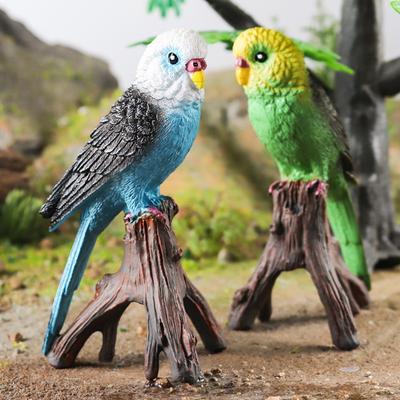 Product Name Exquisite Parrot Budgie Ornament Vivid