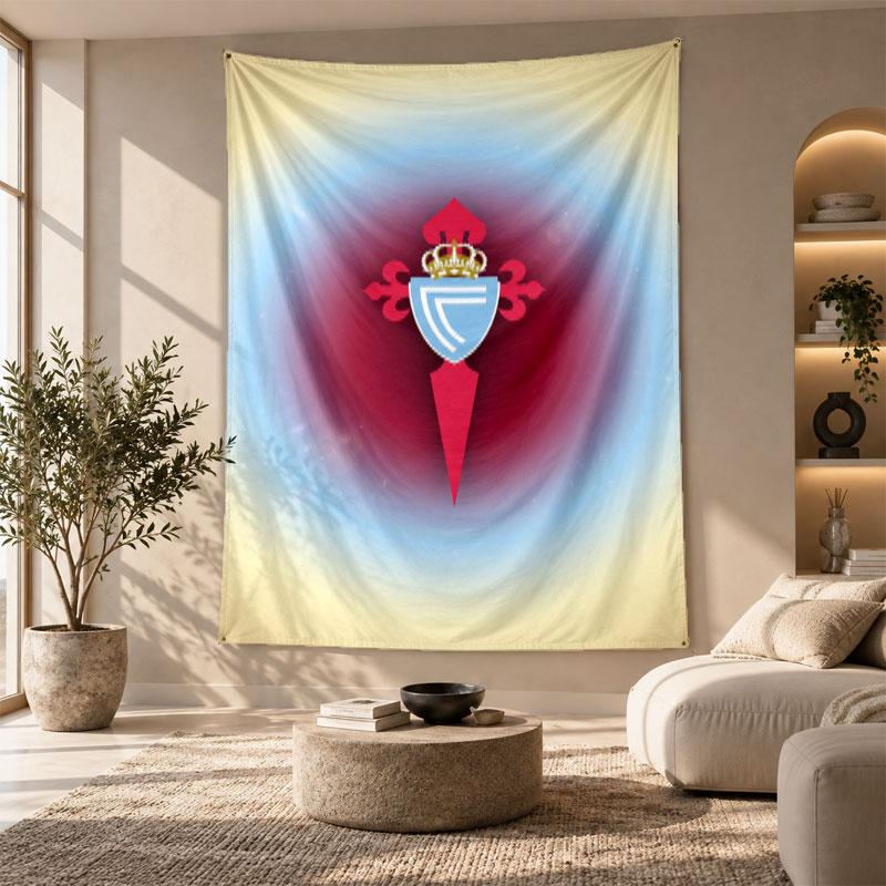 Decorative Tapestry,Celta Vigo FC Printed Wall Art, Lightweight Wall Hanging For Bedroom Background