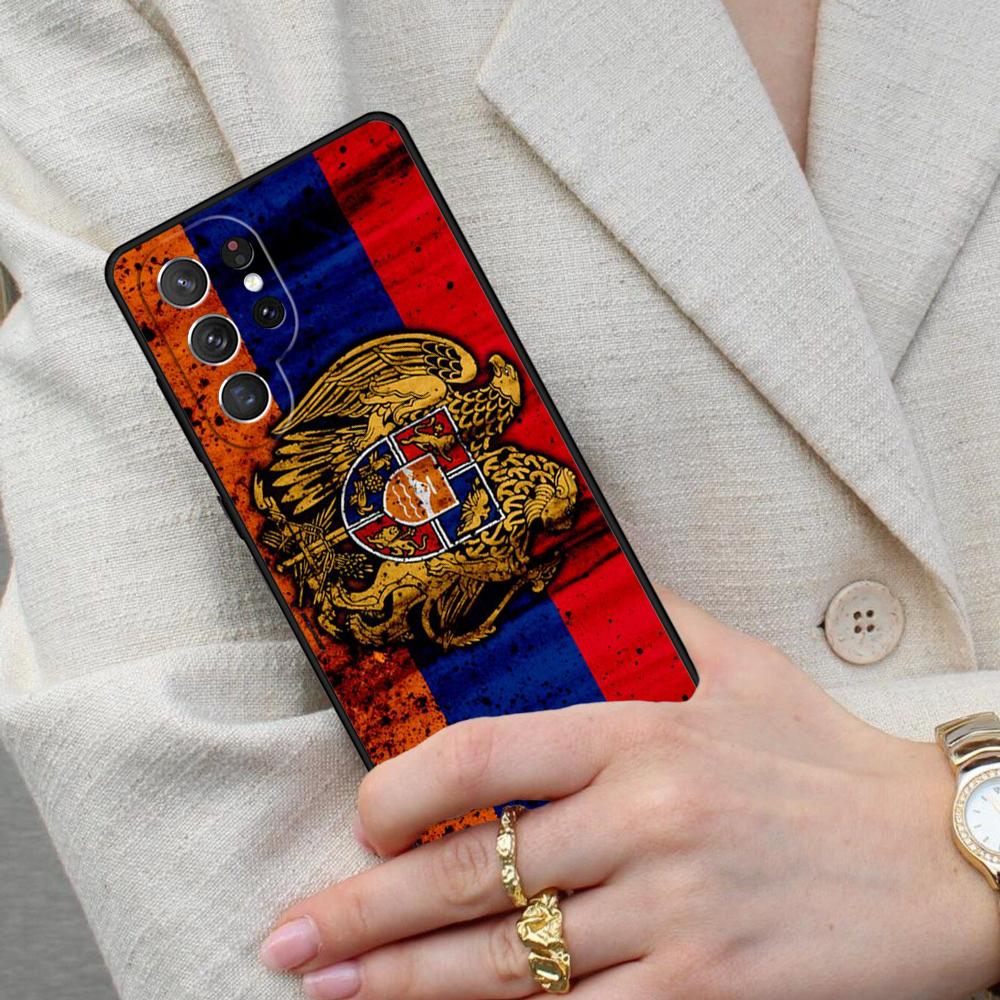 Armenia Albania Russia Flag Emblem SOFT Cell Phone Case for Samsung Galaxy S26 Ultra S25 S24 S23 S22 S21 S20 Note10 Cover