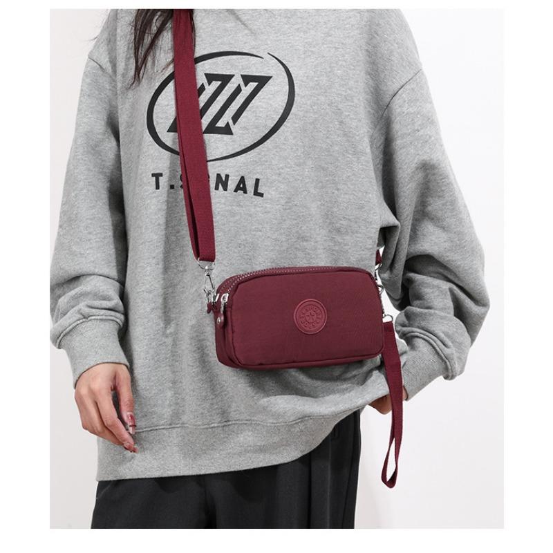 Minimalist Casual Coin Purse Fashion Lightweight Outdoor Commuter Nylon Shoulder Bag
