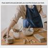Pottery clay scraper Plastic 6-piece set of art supplies Sculpture modeling tools Soft pottery art supplies