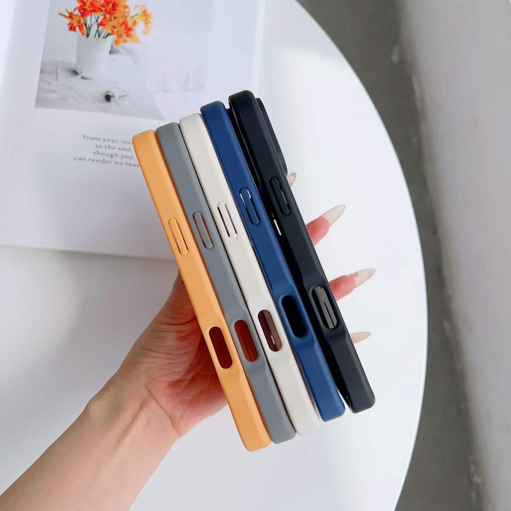 Applicable To iPhone17proMax Magnetic Mobile Phone Case Large Hole Rotating Bracket Apple 16 Skin Matte Protective Case