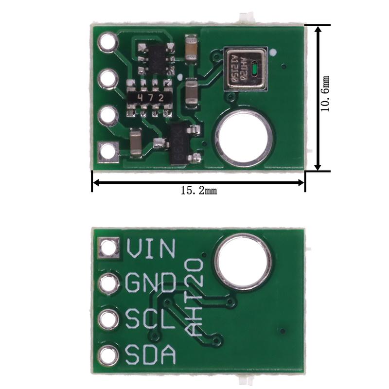 AHT10 AHT20 AHT21 High Precision Digital Temperature and Humidity Sensor Measurement Module I2C Communication Replace SHT20