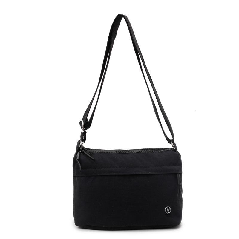 Crossbody bag women's casual large-capacity shoulder bag commuting versatile nylon women's bag lightweight travel small satchel