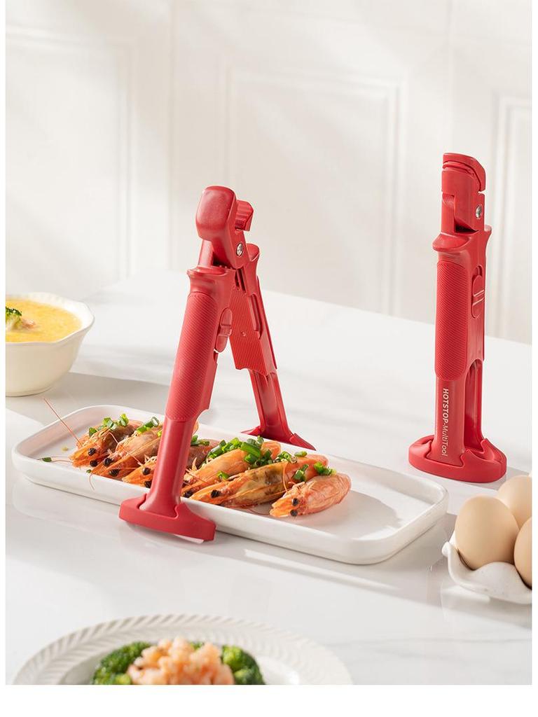 Non-slip Bowl and Plate Lifter - Dual-use Anti-scald Clip for Kitchen Bowls and Plates