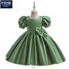 Children's Beaded Princess Trumpet Sleeve Dress