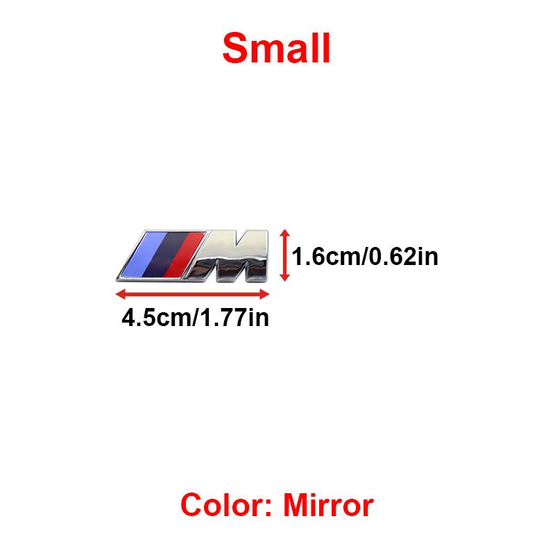1 szt. ABS Samochód Błotnik Boczny Emblemat Tylna Klapa Bagażnika Naklejka z Logo M Dla BMW M M3 M5 M6 E46 E90 F30 G20 E36 E34 G20 G30 Akcesoria