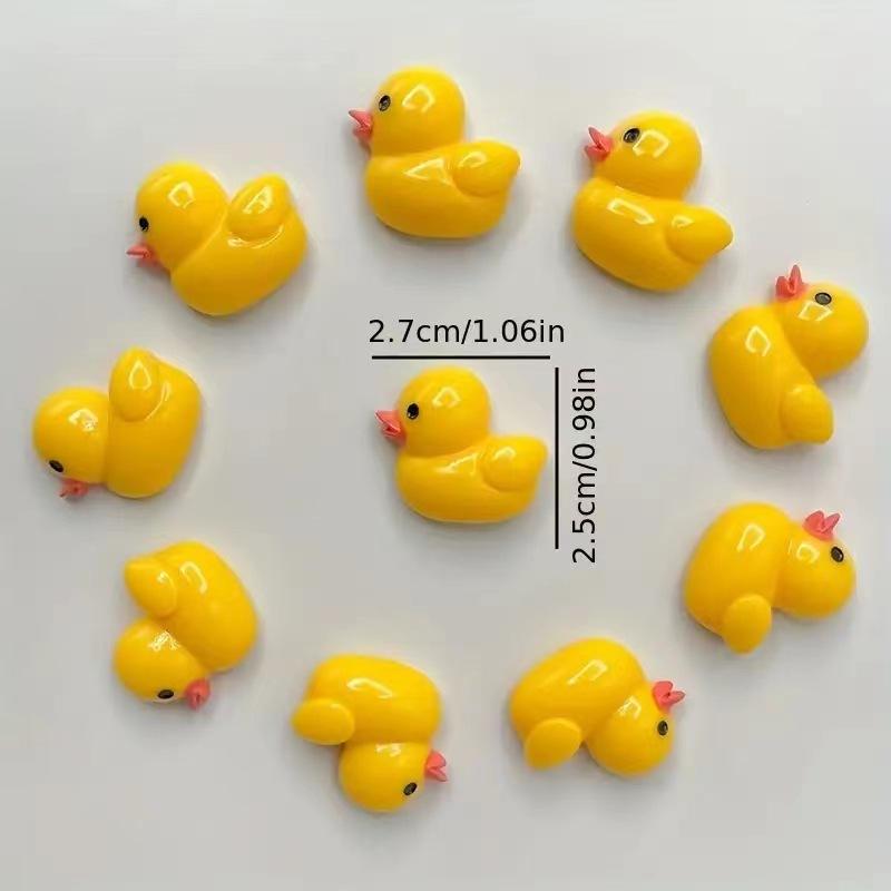 Creative Cute Cartoon Yellow Duck Magnetic Stickers for Office Home Kitchen Decorations Fridge Decor