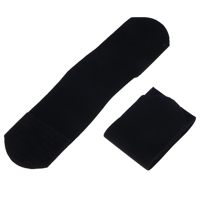 

2Pcs Shin Guard Fixed Bandage Tape Fastener Adjustable Elastic Shinguard Fixing Strap For Football Cycling Leg Shin Pad чёрный