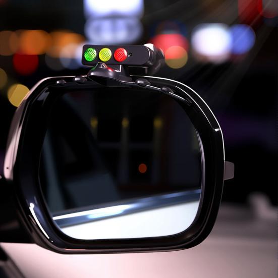 Yousheng Car Rearview Mirror Rain Shield with Wind Lights Universal Rain Guard for Car Side Mirror Anti-Fog Weather-Resistant Car Accessories