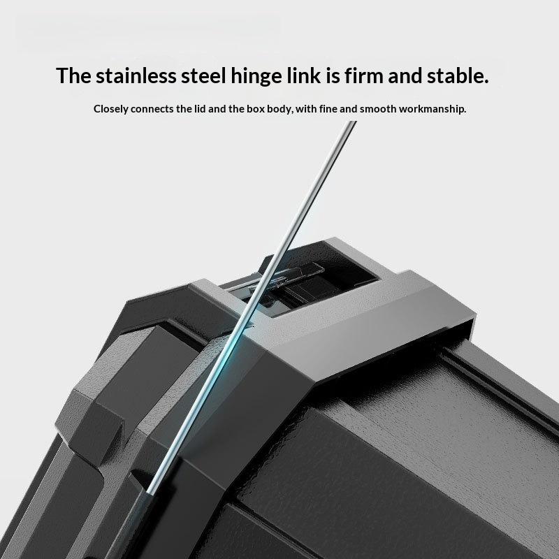 Industrial Grade Portable Tool Box Storage Organizer Heavy Duty Mechanic Car Repair Home DIY Electrician Multipurpose Tool Chest