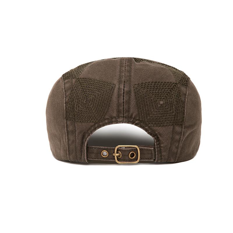 Embroidery Beret British Vintage Men's Forward Cap Spring Summer Sunshade Newsboy Cap