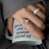 Chic And Delicate Cat Eye Stone Ring For Women With Adjustable Band Copper