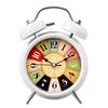 4" Silent Metal Alarm Clock with Light & Customizable Logo for Kids/Students