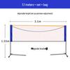 Portable Foldable Badminton Net Stand for Indoor/Outdoor Use