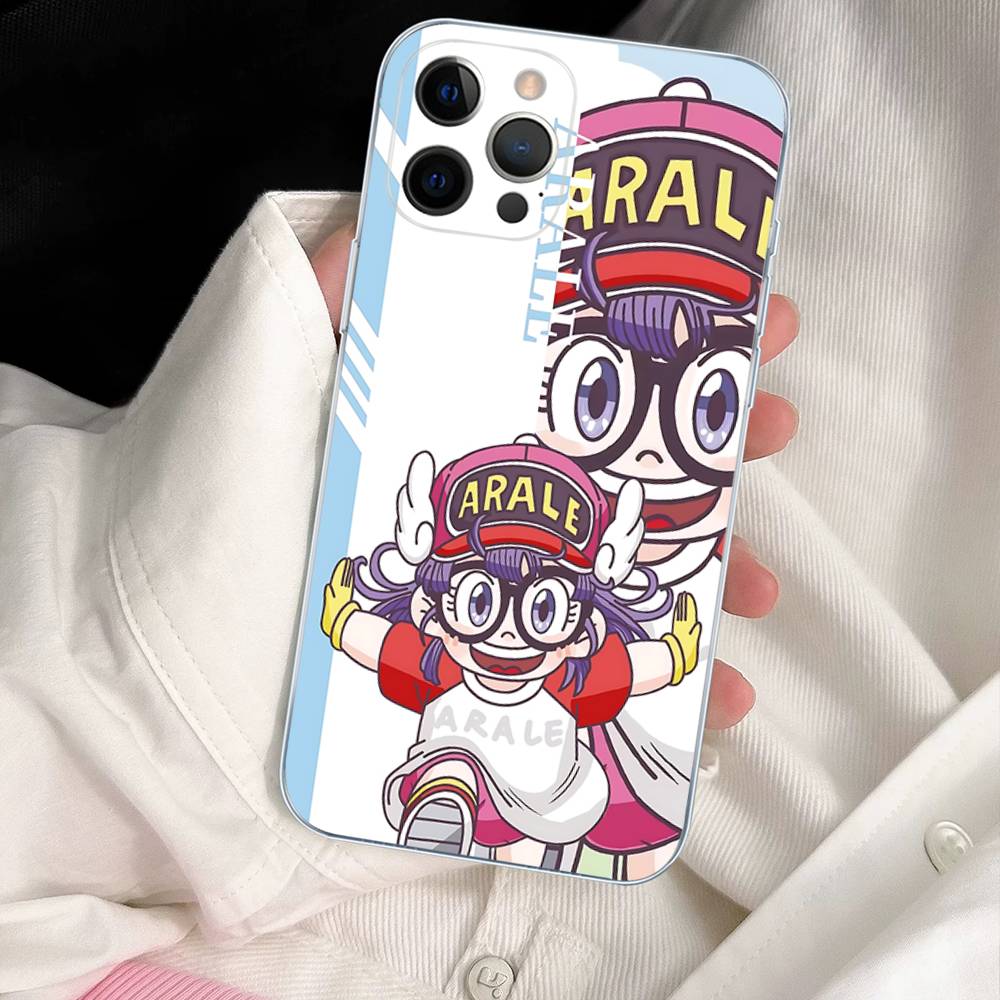 Cartoon Dr Slump Phone Case For IPhone 17 16 15 14 13 12 11 Pro Max Plus Soft Cover Personalized DIY