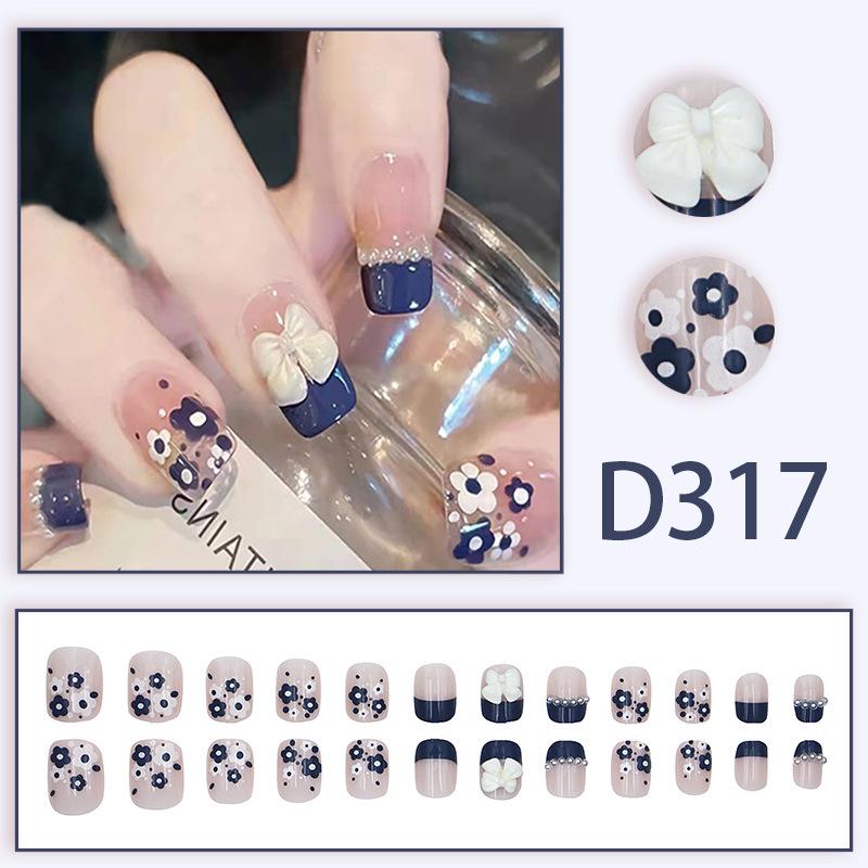 Blush Ice Transparent False Nails - Influencer Style, TikTok Trend, Girlish Manicure Patches
