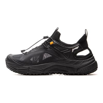LiNing Yijie Lite Outdoor Bequem Einfach Rutschfest Atmungsaktiv Verschleißfest Bachschuhe Herrenschuhe Schwarz AHLV013-1