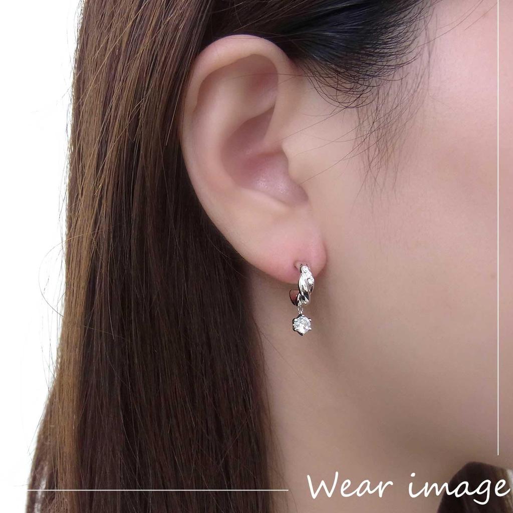 Pinky Dianne Silver Cubic Zirconia Earrings VPRPD52232 &