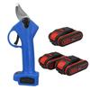 2200mAh Cordless Electric Pruning Shears with 1/2 Lithium-ion Battery 30mm Max Cutting Garden Pruner Branches Cutter EU Plug 88V