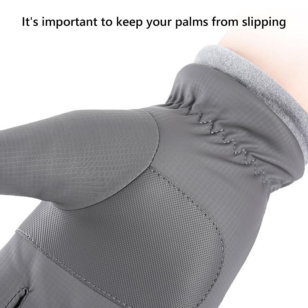 Winter Gloves Touchscreen Fleece Lined Warm Gloves Insulated Anti Slip Waterproof Thermal Ski Gloves for Men Women