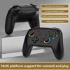 RGB Wireless BT Controller For Nintendo Switch/OLED/Lite Gamepad For Android Phone/PC/TV Box/Steam Joystick With Turbo Function(Black RGB)