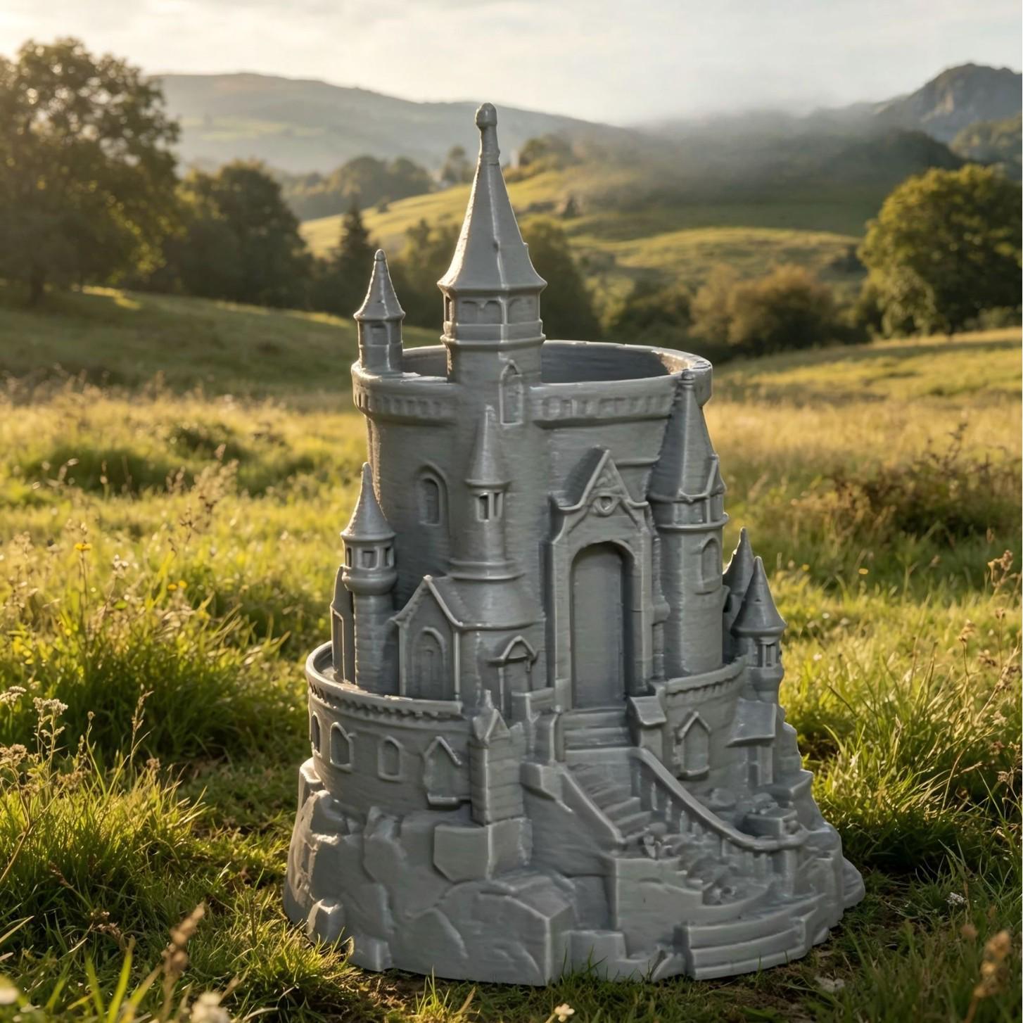 

Hogwarts Castle Pencil Holder Micro Landscape Building Ornament