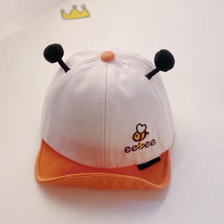Summer Cute Cartoon Bear Baby Kids Hats Boys Girls Children Outdoor Sunshade Breathable Hats Sun Caps