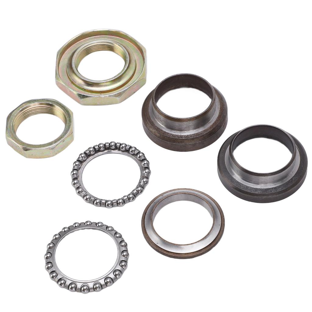 Motorcycle Front Fork Steering Stem Bearings Kit Steel Alloy for GY6‑50 60 80CC Go Karts Scooters ATV UTV