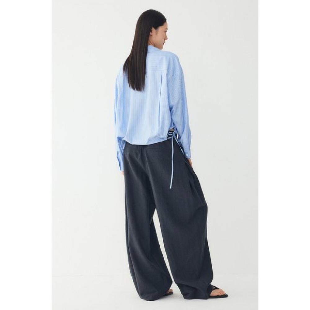 Studio Tomboy Side String Stripe Shirt 9106221220ar 