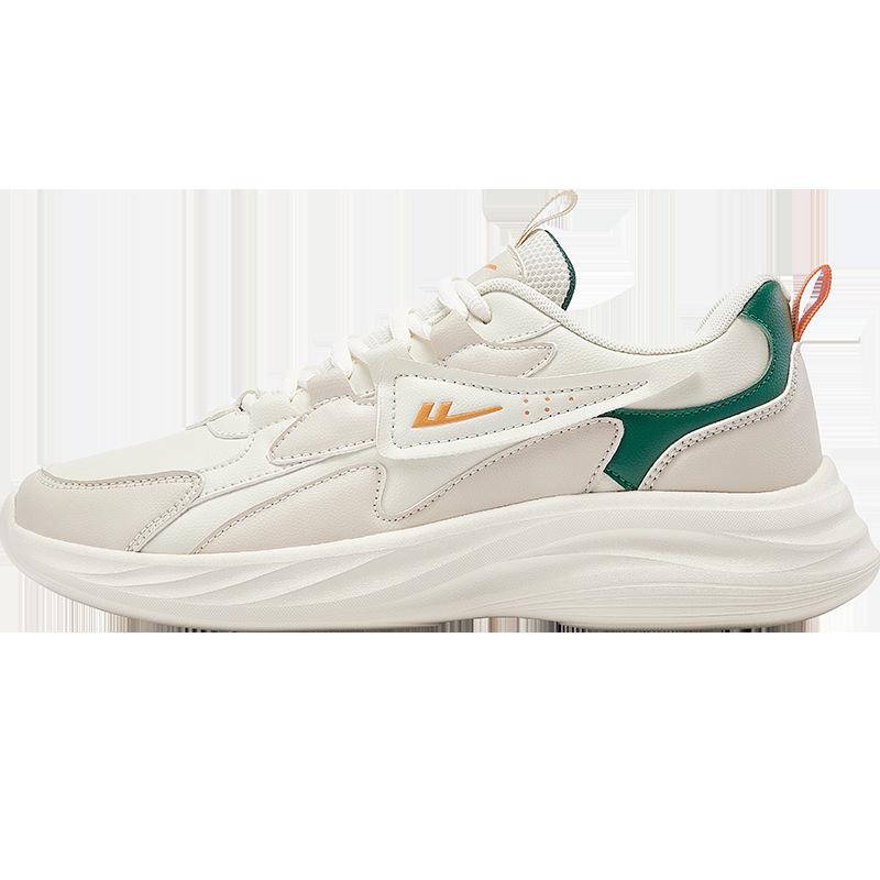 Men's Shoes Sneakers Men's Soft Sole Leather Surface Comfortable Casual Shoes Lightweight Shock Absorption Buffer Outdoor Slow Running Shoes