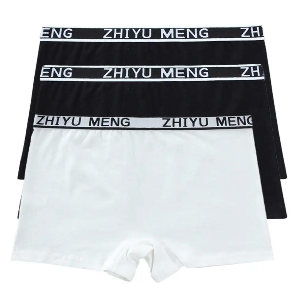 3PC Children's Panties Teens Teenage Cotton Underwear Sport Puberty Big Girl's Pantie Boxer 8-14Years Old