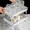Mug Drying Rack Storage Organizer Tray for Cabinet Kitchen Countertop