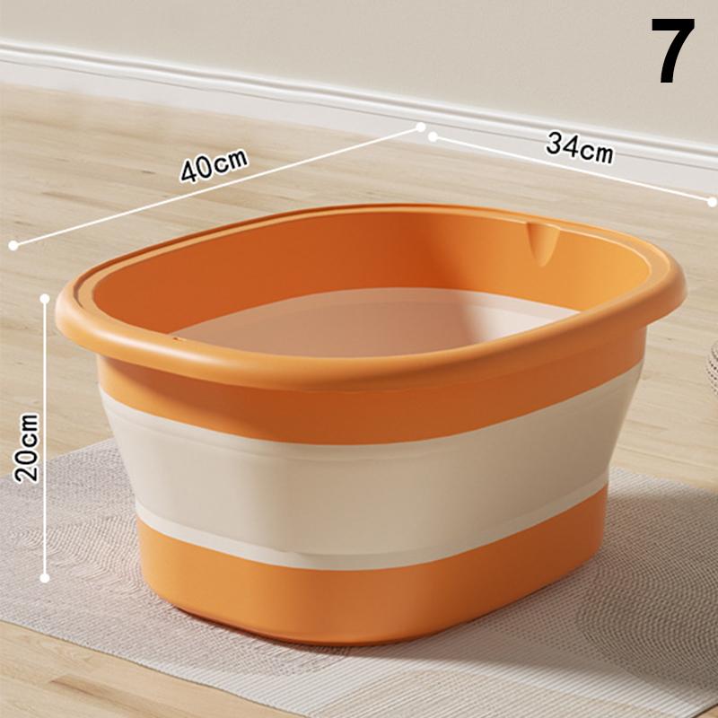 1Pcs Foldable Home Foot Bath Bucket Massage Foot Wash Leisure Health Bucket Foot Bath Basin Portable Foot Soak Foot Tub