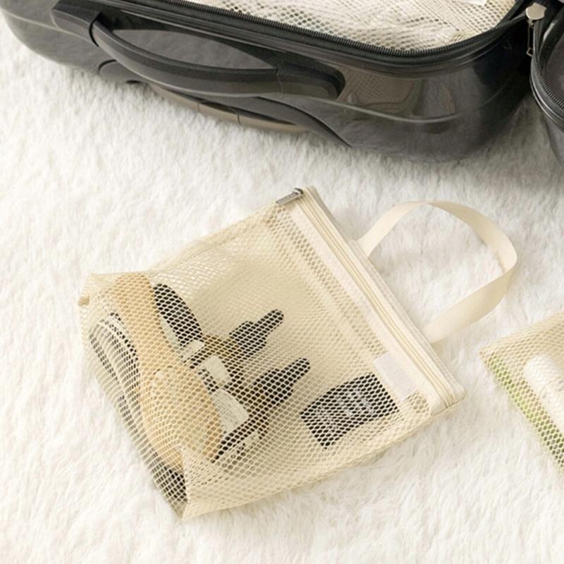 Stilvolle wasserdichte Mesh-Duschtasche Schnell trocknendes Design Zubehör für Fitnessstudio, Wohnheime und Camping Tragbar und robust