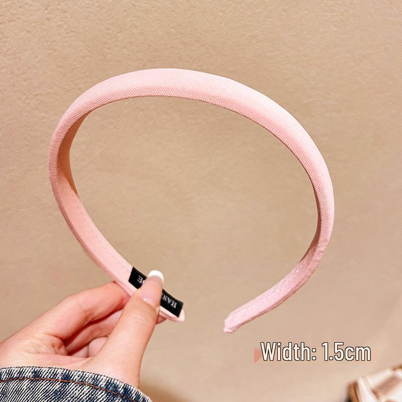 Pink Series Women's Versatile High-Top Non-Slip Hairband - Perfect for Outings, Face Washing, and Sweet Styles