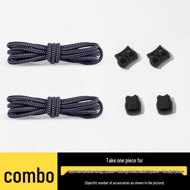 No-Tie Elastic Shoelaces for Slip-On Shoes - Unisex Sports Laces, One Pair