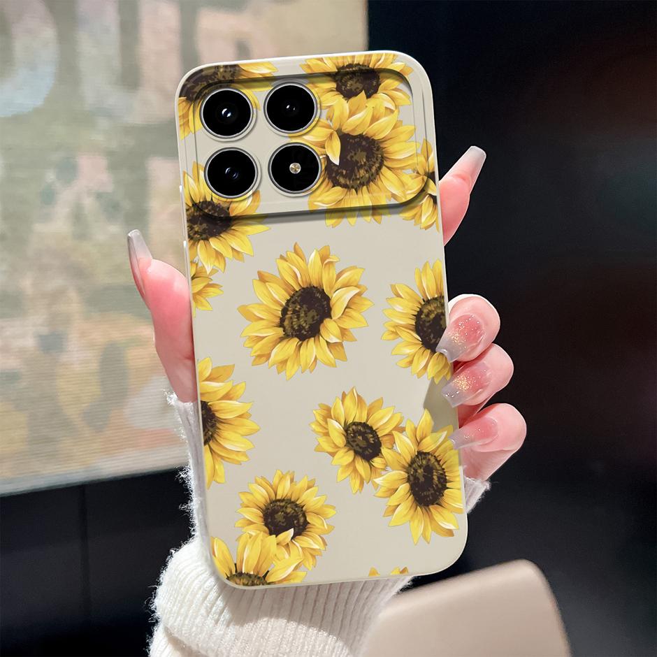 For Xiaomi Poco F8 Pro Ultra Cases Pretty Sweet Girls Liquid Silicone Full Protective Bumper Cover For Poco F8Pro F8Ultra Fundas