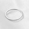 Exquisite Ring Eye-catching All-match Decorative Glittery Titanium Steel Simple Couple Ring for Anniversary