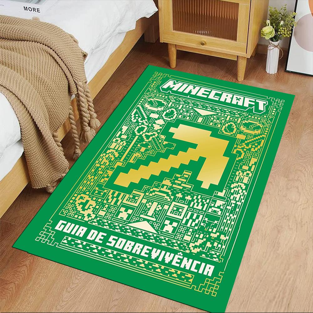 Minecraft Floor Mat Suitable for Decorate room Dormitory Balcony Hallway Anti-slip Rug Decorate Offices Wedding Party Gift