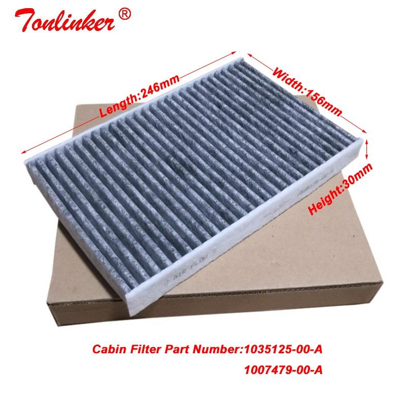 CABIN FILTER For Tesla MODEL S 60 60D 70 70D 85 85D P85D AWD 2013 2014 2015 2016 2017 2018 2019 Carbon Filter OEM 1035125-00-A